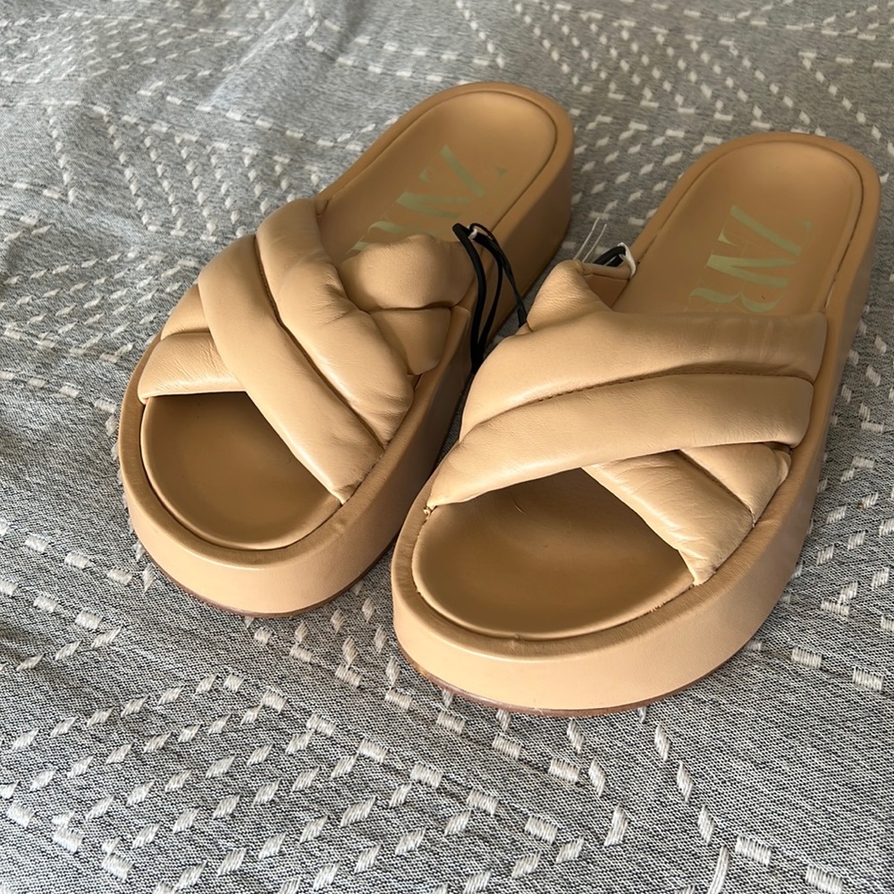 New Zara sandals.